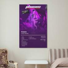 1PC Frameless GNbow Chase Atlantic Rock Band Canvas Print Wall Art Room Aesthetic For Girl And Boy Teens Dorm Decor New Year Gift