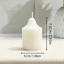 Three-Dimensional Cylindrical Aromatherapy Candle, Scented Candle - Perfect For Bedroom Atmosphere And Best Friend Gift, Wedding, Wedding Decoration Simple Geometric Decorative Design, Suitable For Wedding Scene Layout, Festival Birthday Party Gifts Graduation