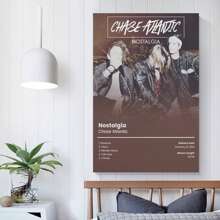 1PC Frameless GNbow Chase Atlantic Rock Band Canvas Print Wall Art Room Aesthetic For Girl And Boy Teens Dorm Decor New Year Gift