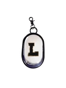 便携迷你透明拉链收纳袋，黑色毛巾刺绣字母A-Z，小巧多功能收纳袋，耳机充电器收纳盒带钥匙扣，透明旅行配件，精致小巧，适合收纳小物件，可作数据线收纳袋、手链袋等。 - 黑色 - 查看 20