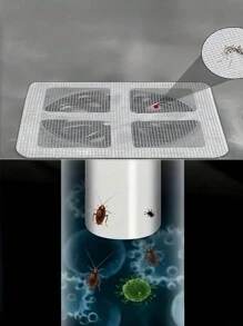 5/20/50pcs One-Time Hair Catcher Filter Drain Cover, Bathroom & Kitchen Sink Strainer