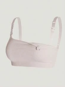 5pcs/Set Maternity & Nursing Breastfeeding Bras, Comfy Front Unclip Seamless Bra Multi-Color Sexy Minimalist Feeding Bra For Pregnancy & Postpartum - Multicolor - View 9