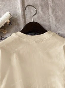 T-shirt à manches courtes pour femmes, col rond, impression graphique de sardines, décontracté pour tous les jours, top d'été pour femmes