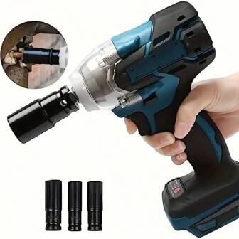 10/20pcs 1/2" 8-24mm Electric Wrench Socket Tool Set, Impact Wrench Adapter, Manual Tool Set