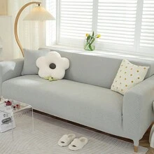 1 pieza Funda de sofá a rayas jacquard elástica todo incluido para las cuatro estaciones, funda de sofá antideslizante y extraíble para decoración del hogar - 1 plaza: Adecuado para sofás de 90-125 cm (35,43-49,21 pulgadas) de largo / 2 plazas: Adecuado para sofás de 145-170 cm (57,1-67,93 pulgadas) de largo / 3 plazas: Adecuado para sofás de 190-210 cm (74,8-82,68 pulgadas) de largo / 4 plazas: Adecuado para sofás de 235-280 cm (92,52-110,24 pulgadas) de largo