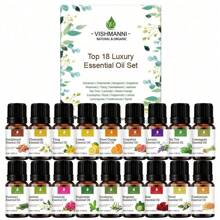 1 Pieza Juego de Aceites Esenciales - Aceites Esenciales 100% Naturales - Perfecto para Difusor, Humidificador, Aromaterapia, Hacer Velas y Jabones DIY, La Intensidad del Olor se Produce Según la Fórmula Estándar, Por Favor Compra Según se Requiera