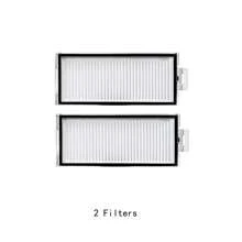 适用于 Roborock Q5 Pro+/Q8 Max+ (Plus) 吸尘器替换零件套装、2 个主刷、2 个过滤器、2 个侧刷、2 块拖把布、2 个集尘袋、1 个清洁工具