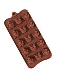 1 pièce Moule à chocolat, Moule à chocolat DIY, Différents modèles de moules à chocolat, Moules à chocolat en forme de cuillère, Moules à chocolat gaufré, Moules à chocolat carrés, Moules à chocolat avec motif de dessin animé, Moules à pudding, Moules à bonbons
