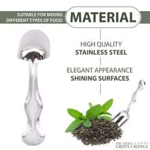 20Pcs Mini Scoops For Dry Goods - Canister Kitchen Scoop For Tea, Coffee, Ice Scooper For Ice Maker - Scoops For Flour And Sugar Scoop For Canister Metal Scooper - Silver - View 3