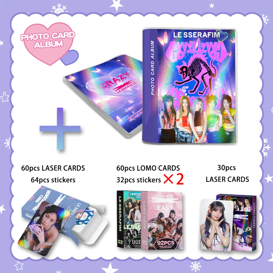 Banpresto Album foto compatto, album per card da collezione, card fotografiche ad alta definizione fronte-retro, merchandising per appassionati, piccoli regali, regali di San Valentino