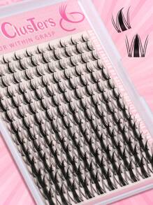 Himirell 140pcs Mixed Length 8-18mm C-Curl Soft Fluffy Reusable False Eyelashes, Natural Look, Suitable For Beginners, Daily Wear, Dates, Weddings, Parties, Halloween, School And More, Comes In Elegant Gift Box - C - View 5