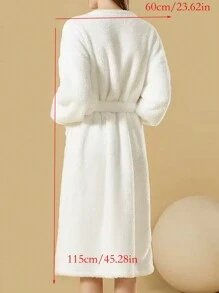 1 件女士简约时尚休闲可穿戴浴袍，日常穿着夏季、假日