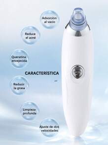 Ultrasonic Cleaner Facial Scrubber Skin Peeling Portable, Blackhead Remover, 4 Suction Probes, Electric Blackhead Extractor, Pore Cleaner Vacuum Machine For Face Care