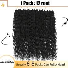 Göttin Boho Box Zöpfe Häkel Haar, 1-7 Packungen 18/24 Zoll Boho Häkel Zöpfe für Frauen, synthetisches Flechthaar