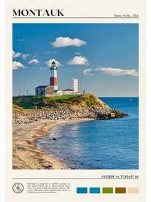 1 pieza Póster de escena de viaje a Nueva York con pintura en lienzo de las Montañas Catskill, Central Park y el Valle del Río Hudson para decoración de oficina y hogar sin marco