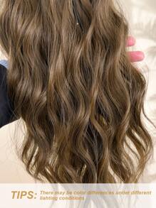 22-Inch Long Black Brown Natural Wave Heat Resistant Synthetic Fiber Ponytail Hair Extensions, Suitable For Women's Daily Use - Brown - View 8