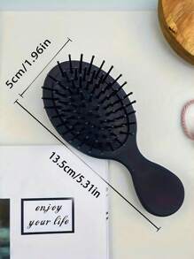 1pc Japanese Style Mini Finishing Hair Comb Set For Normal Hair, Massage Function, Matte Resin Handle, Rubber Bristles - Portable Black Plastic Hair Brushes For Long Hair Styling,Hair Brush,Comb,Hair Tools,Hair Products And Accessories For Barber Salon Beauty Travel Essentials,Back To School,Travel Holiday Essentials,Hair Accessories For Women,Brush,Hair Brushes,Edge Brush,Brush Hair,Hair Comb,Comb Hair,Detangling Brush,Ball Brush,Mini Hair Brush,Hair Brush Set,Wooden Comb,Hair Brush, Brush, Comb, Slick Back Brush, Hairbrush, Edge Brush, Brush Hair, Hair Comb, Hair Brush Set, Comb Hair, Mini Hair Brush, Detangling Brush, Hair Brushes,Hair, Accessories, Hair Products, Hair Tools, Hair Stuff, Hair Care, Curly Hair Brush, Barber, Barber Accessories, Hairdressing Equipment,Travel Essentials,Travel Essential,Hairstyle,Hairdressing
