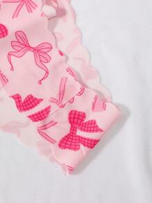 12 条装女士舒适透气可爱印花波浪无缝内裤，日常穿着和运动/瑜伽 V 形腰带 - 彩色 - 查看 7