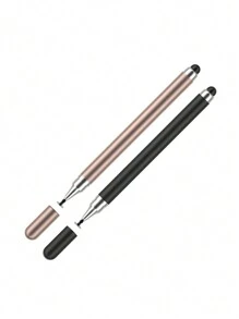 High Precision Silicone Round Disc Tip 2-In-1 Stylus Pen For Phone & Tablet, Capacitive Stylus Pen Compatible With Apple IPad, Tablet, Drawing, Painting, Writing