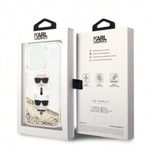 Karl Lagerfeld Funda Karl Glitter K&c Para iPhone - Dorado - Ver 8