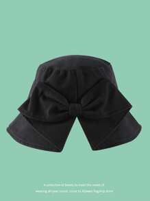 Spring/Summer Japanese Style Sun Protection Bucket Hat, Bowknot Decor Casual Fishing Cap, Elegant Polyester Casual Boho Party Street Hat, Windproof UVA Protection Hat For Women