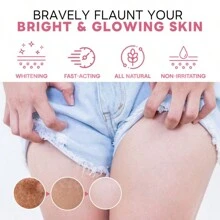 1pc/3pcs Body Whitening Cream For Repairing Joints And Inner Thighs, Dullness, Moisturizing, Brightening And Brightening The Skin - trắng - Xem 4