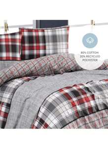 Bedspreads Bedding Set (1 Bedding Set And 2 Bedding), 200x200 Cm, Comfortable, Breathable, Ideal For Bedrooms - Red - View 5