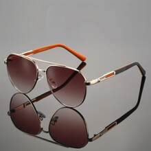 Unisex Spring Silicone Temple Fashion Business Sunglasses, Outdoor Driving Cycling Fishing Sports UV400 Protective Party Travel Gift Glasses - Multicolor - View 13