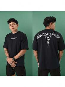 Oversized Shirt Streetwear Oversize Wide Shirt #003 - Black - View 1