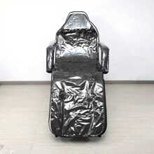 Premium Plastic PVC Protective Cover For Beauty Bed - Clear With BLACK Trim - Transparency - View 8