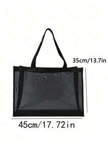 1 pieza Bolsa de malla personalizada con su propio diseño, diseño personalizado (nombre, logotipo, texto) plegable de gran capacidad, ligera, elegante, bolsa de hombro personalizada, bolsa de compras casual, bolsa de regalo personalizada para boda, cumpleaños, playa, vacaciones, para uso personal o regalo para amigos, mamá, maestros, bolsa de gran capacidad para mujeres