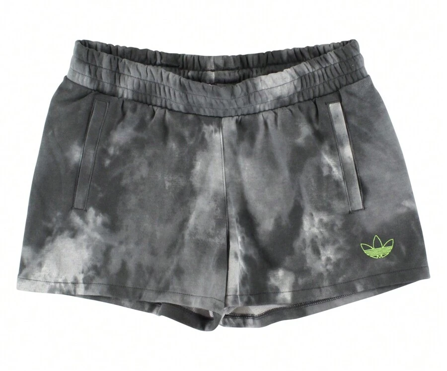 Adidas Originals Shorts Tie Dye Womens Active Shorts - Xám Năm/Đen - Xem 1