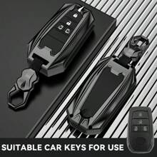 适用于丰田钥匙包汽车罩链壳环凯美瑞塔科马 Fortuner Venza Grand Highlander RAV4 XSE Prime Land Cruiser Prius Corolla Verso - 黑色 - 查看 11