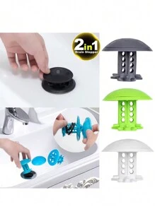 1PC Bathroom Drain Hair Catcher, Sink Strainer Filter, Tub Shower Drain Protector, Sink Drain Strainer, Hair Filter Collector For Shower And Bathtub, Shower Hair Stopper, Bathroom Accessories Home Bathroom Decor Fall Decor Back To School