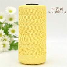 2 Pcs 1.5mm X 240 Yards Nylon Mesh Cord, 2 Pieces Set, Versatile Crafting Yarn Suitable For Knitting, Crochet, Hats, Bags, Wallets, Shoes, Plant Hangers, 100% Nylon, Multi-Color Options