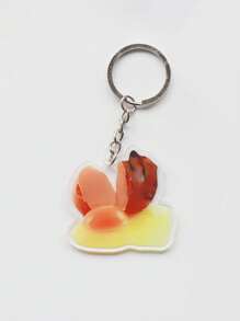 1PC Fun Cute Funny Pendant Acrylic Funny Shiba Dog Pendant Keychain, Keychain Accessories, Car Keychains, Men's Keychains, Women's Keychains, Fun Gifts, Suitable For Car Keys, Mobile Phones, Cameras, Wallets, ID Cards, Badge Cards, Wristband Keychains, Boyfriend And Girlfriend Gifts, Family Gifts, Teacher Gifts, And Employee Gifts.