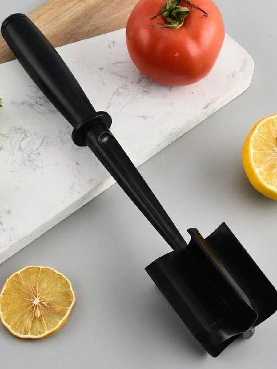 多功能绞肉机，配有耐热尼龙手柄，可绞肉，带不粘搅拌刀片和土豆泥压碎器，厨房工具，烘焙工具，家用奶油面粉烘焙搅拌机，打蛋器，打蛋器或牛奶搅拌器 - 彩色 - 查看 1