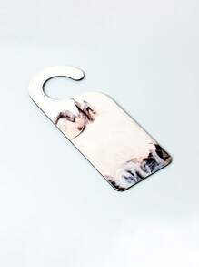 1/3Pcs，个性化热转印 PU 皮革门挂钩，定制 DIY 图案照片，适用于日常家居用品，可用于卧室门把手和书房门把手。适合生日、情人节、周年纪念日、母亲节和父亲节。非常适合送给父母、朋友和爱人，时尚简约。 - 彩色 - 查看 7