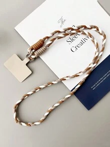 Correa para teléfono trenzada de moda, correa ajustable universal para estuche de teléfono, para regalos de mujeres, familia, amigos, cumpleaños, vacaciones, accesorio para teléfono
