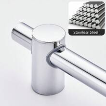 Shower Riser Rail Kit Slider Adjustable Chrome Head Holder Bracket Bathroom Set Home Bathroom Decor Summer Back To School - Silver - View 11