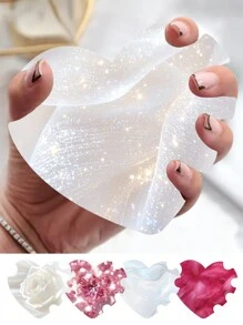 10 Piezas Tarjetas de Exhibición de Arte de Uñas con Forma de Corazón, Accesorio de Fotografía Artesanal de Uñas, Tablero Mostrador para Exhibición de Uñas Postizas, Accesorio de Salón de Manicura, Tablero de Exhibición para Selfies de Uñas