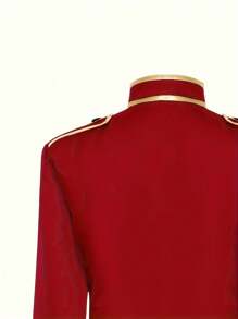 新款万圣节男士时尚夹克金色刺绣宫廷王子运动风衣