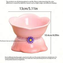 陶瓷猫爱好者和猫妈妈爱碗，猫/狗爱好者礼物和狗/猫妈妈爱宠物饮水/进食碗，5 种颜色可选，猫/狗爱好者礼物和狗/猫妈妈爱宠物用品 - 彩色 - 查看 2