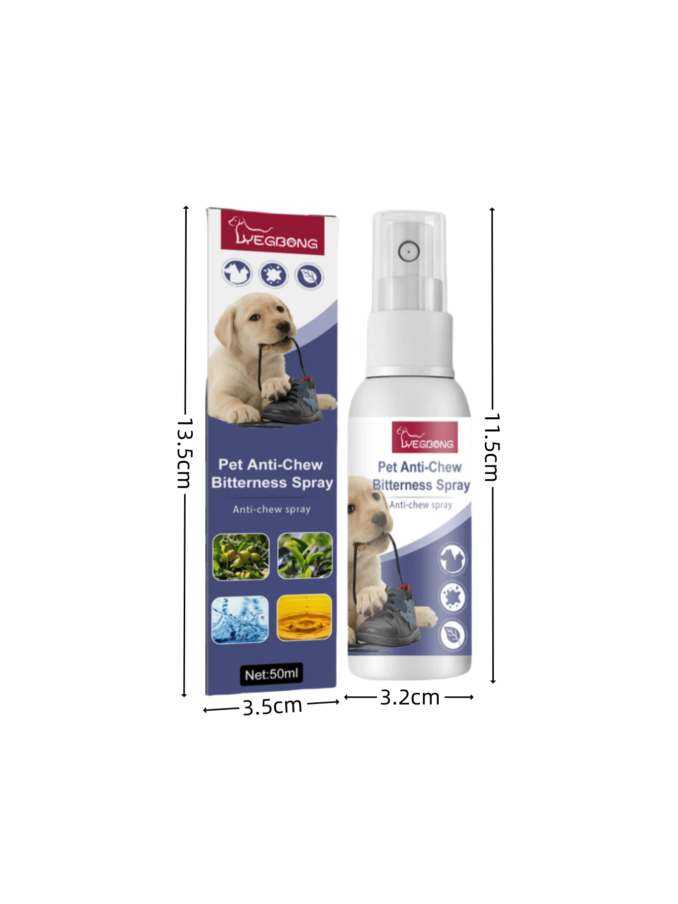 WEALLIN Bitterspray Für Hunde – 200 Ml, Doppelt  Produktbild-Vorschau 7