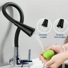 Flexible Gourmet Kitchen Faucet Wall Mounted Gourmet Kitchen Faucet Steel Countertop Single Lever With Flexible Spray - Multicolor - View 5