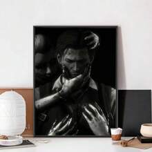 1pc Wall Arts Posters Vintage Game Psycho Break The Evil Within Wall Art Decoration Printed Posters Frameless Club Bar Retro Mural Bedroom, Canvas Art, High Quality, Without Frame/With Frame ,Wall Art With Frame