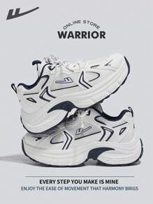 WARRIOR Warrior Fashionable Retro Sports Shoes For Women Spring And Summer Lightweight Comfortable Breathable Running Shoes Modest Style Casual Sneakers Applicable Throughout The Yearwear-Resisting All-Day Wear Training Sneakers Little White Shoes