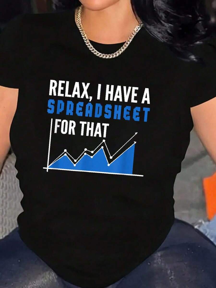 Relax, I Have A Spreadsheet For That - 黑色 - 查看 1