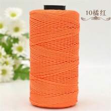 2 Pcs 1.5mm X 240 Yards Nylon Mesh Cord, 2 Pieces Set, Versatile Crafting Yarn Suitable For Knitting, Crochet, Hats, Bags, Wallets, Shoes, Plant Hangers, 100% Nylon, Multi-Color Options