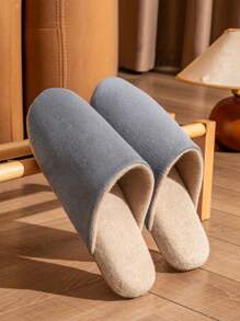 Women's Slippers Autumn&Winter Fur Indoor Bedroom Comfortable Ladies Shoes Soft Home Female Floor Slippers Indoor Anti-Skid Silent Flat Men Slippers Warm Fuzzy Slides For Couples